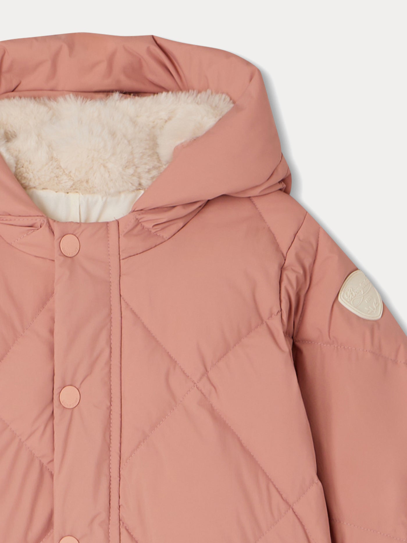 Gonsnow pink recycled fabric snowsuit