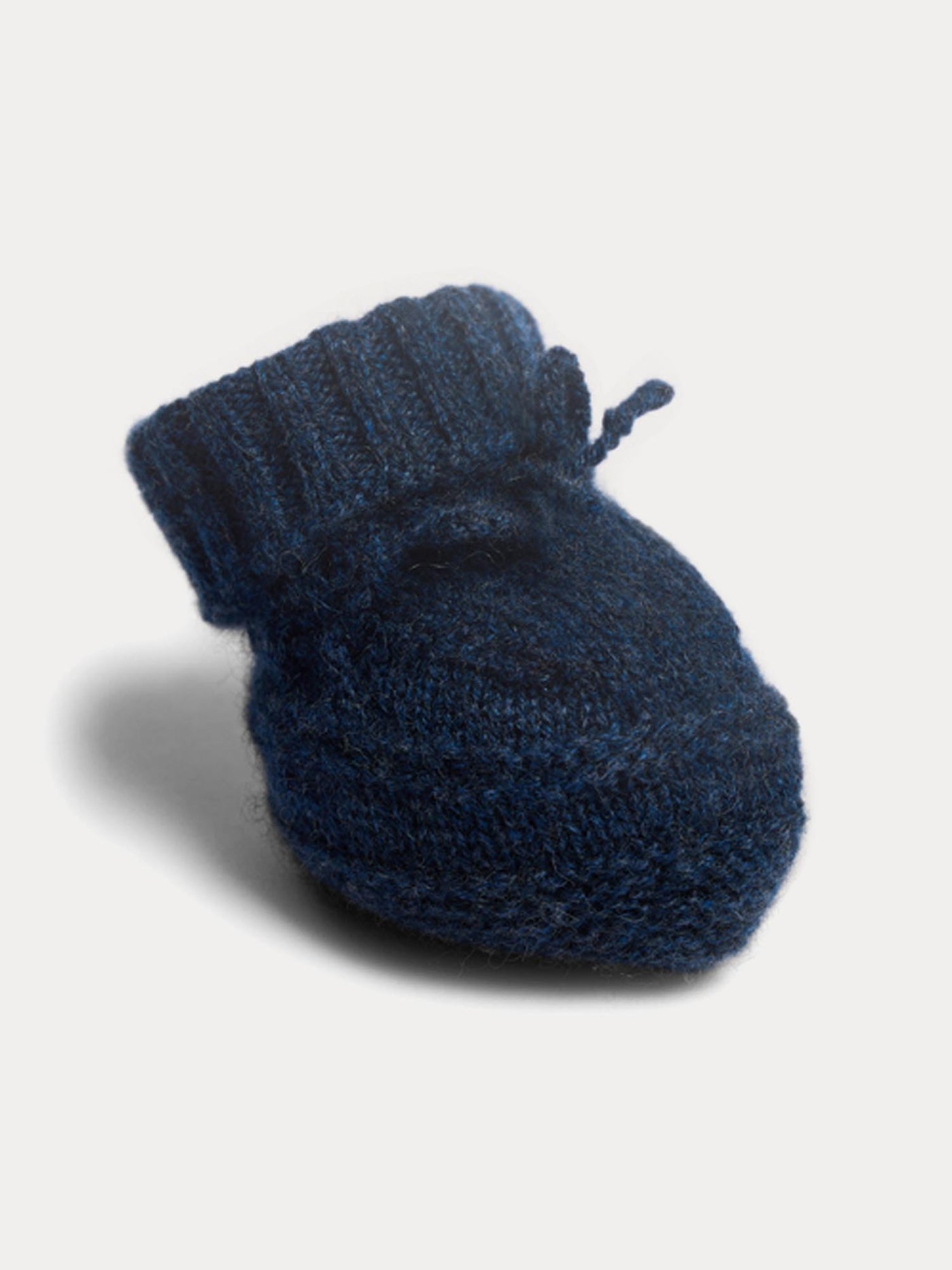 Telse blue cashmere slippers