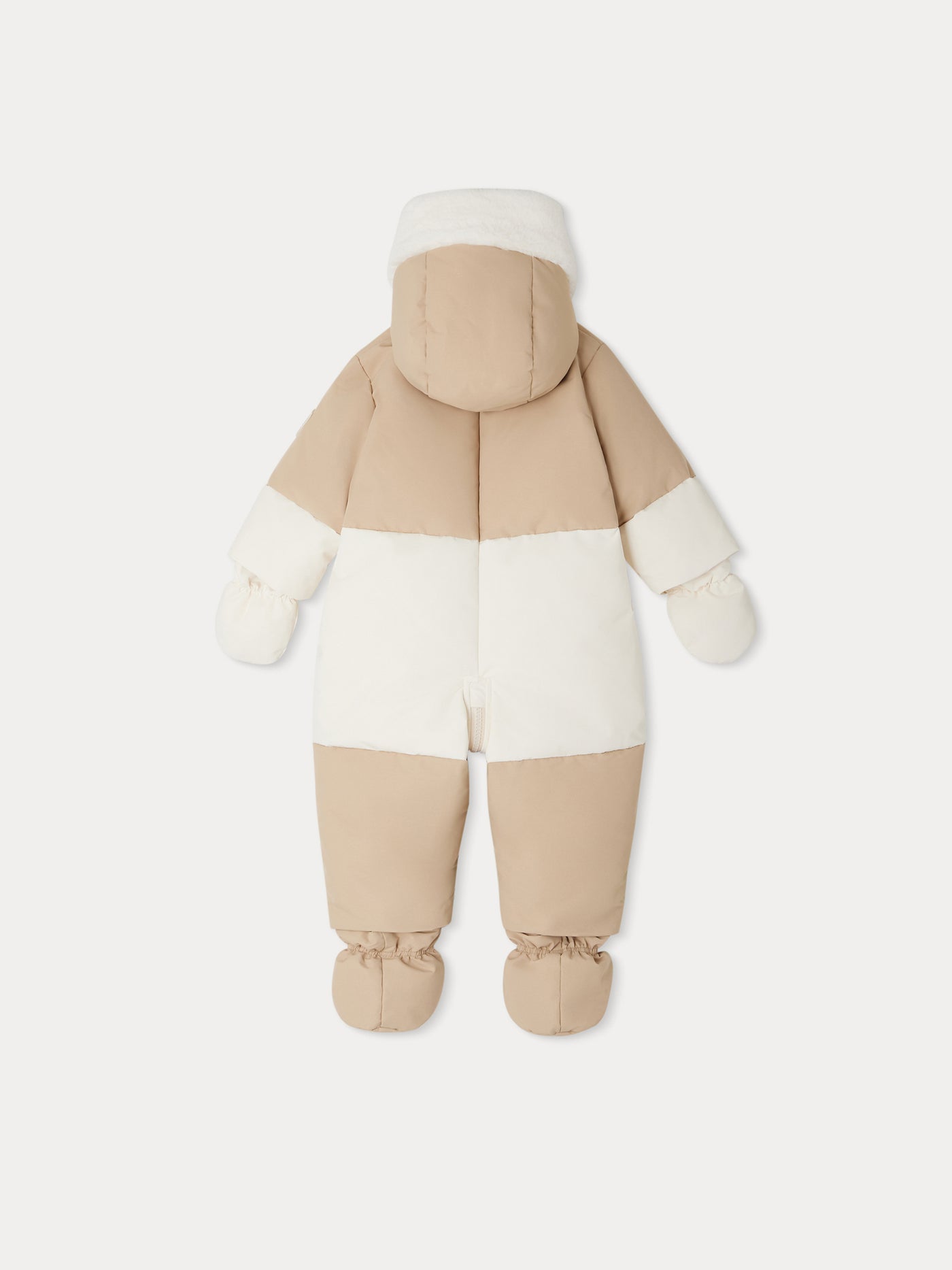 Daegon two-toned fleece snowsuit