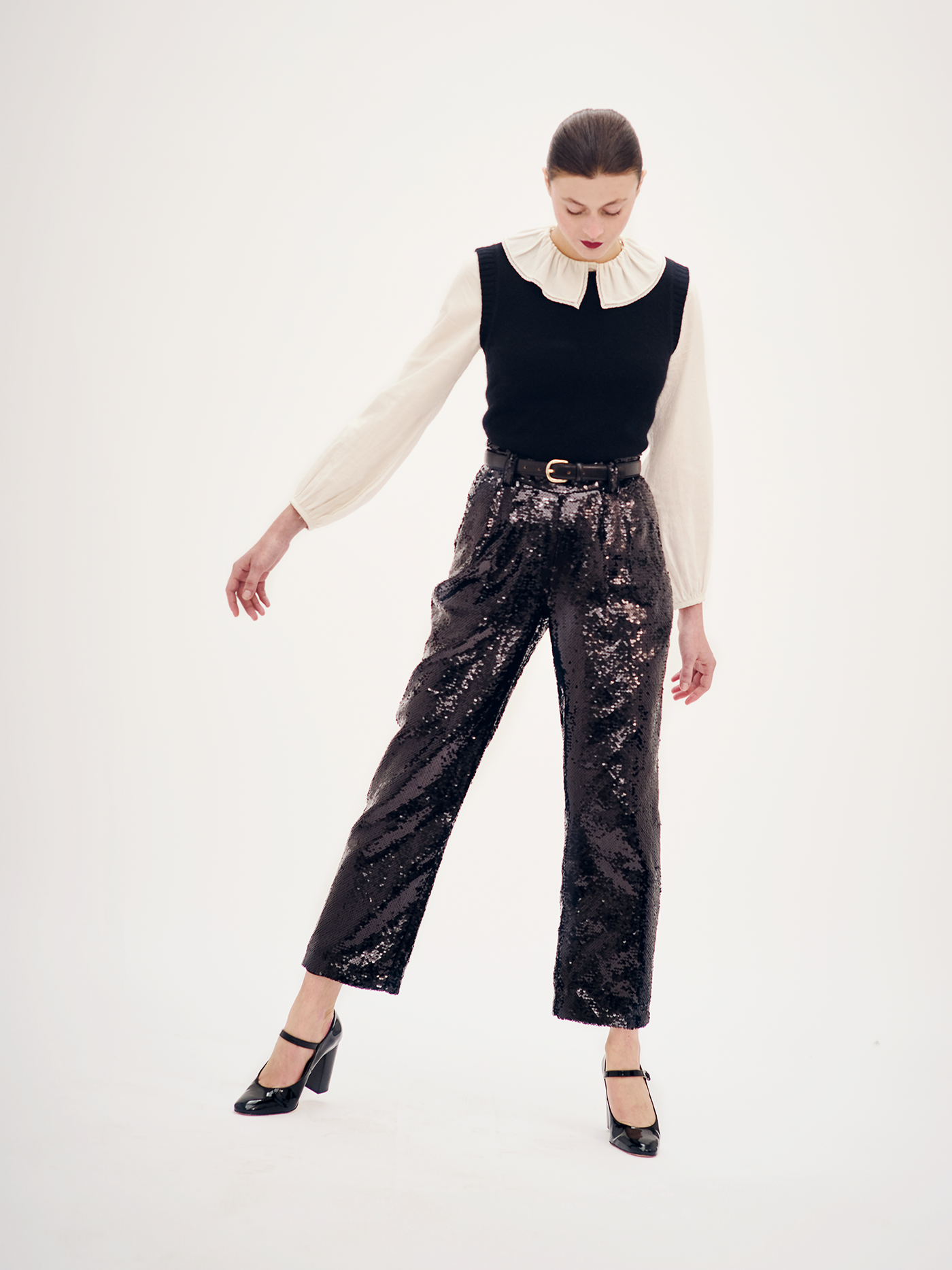 Bonpoint x Vanessa Seward Pantalon Groove en sequins