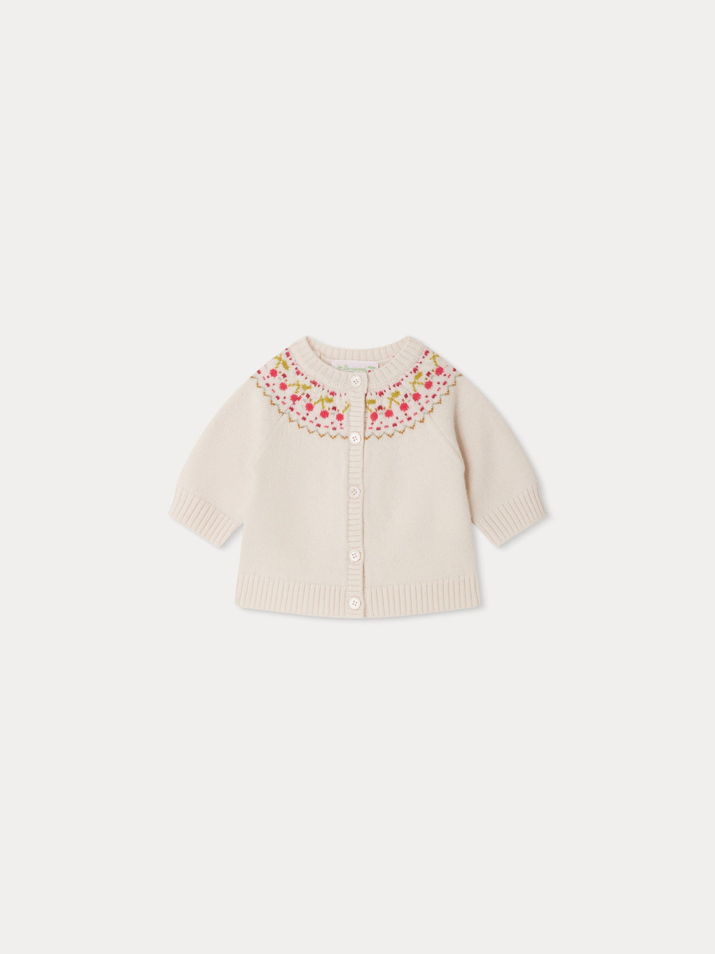 Cardigan Tatiana en laine blanc