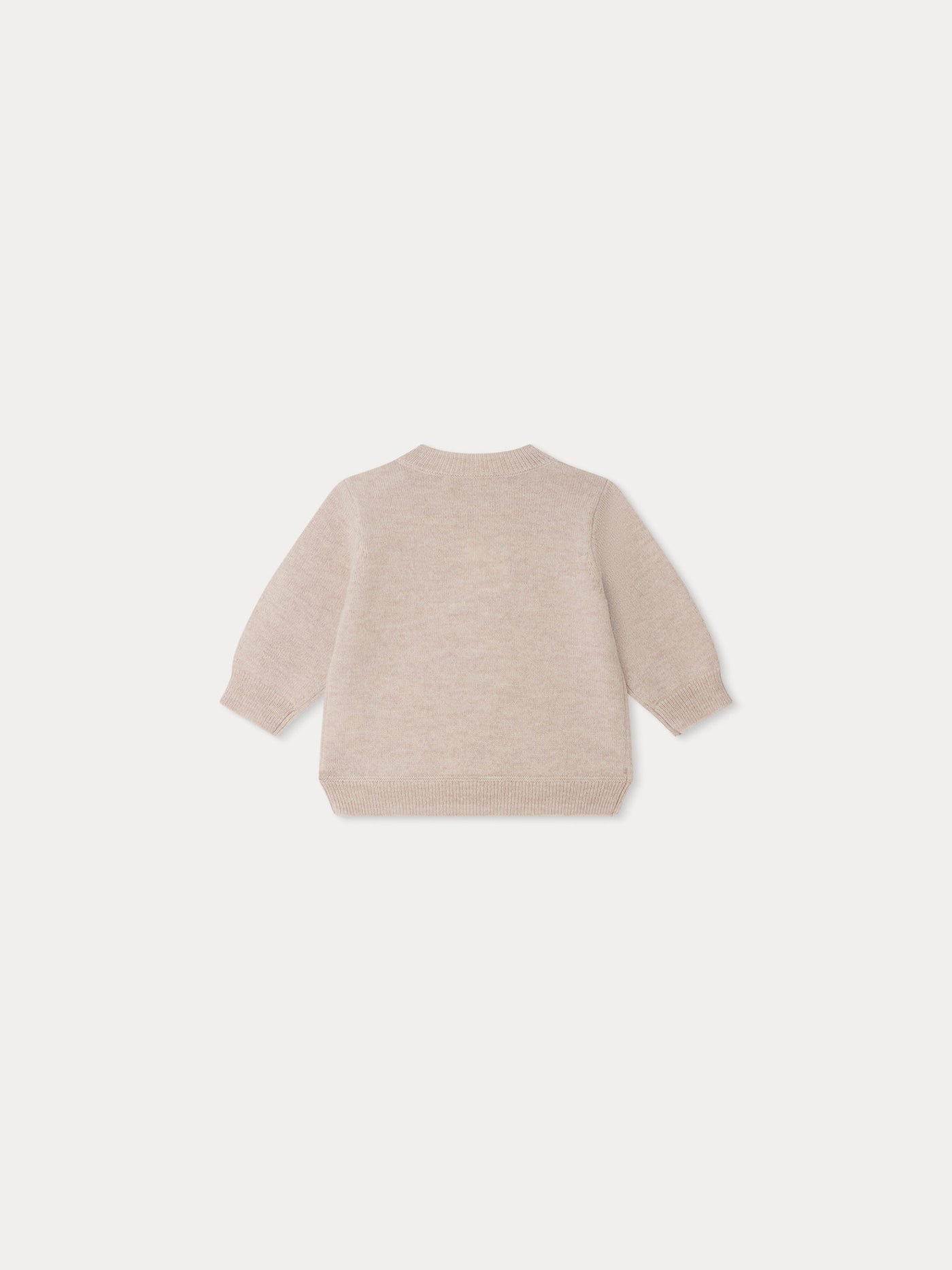 Pull Almire en laine beige chiné