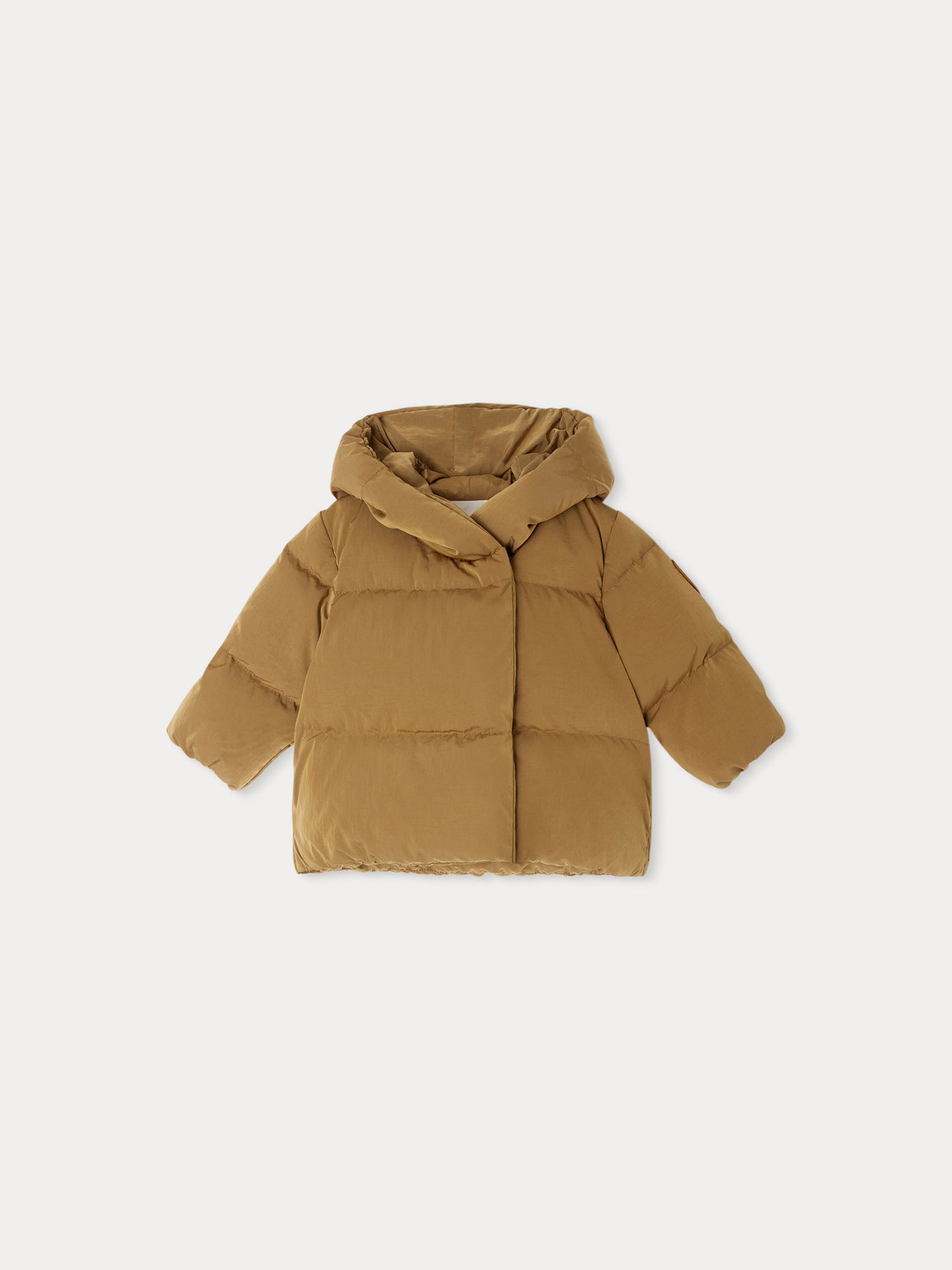 Brandy hooded down jacket