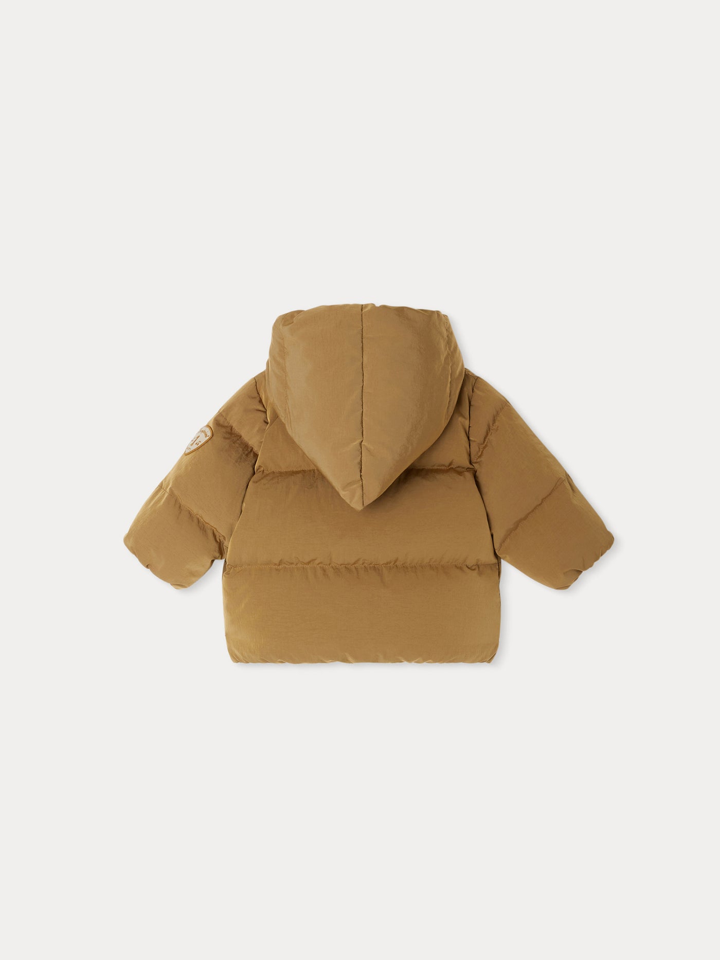 Brandy hooded down jacket