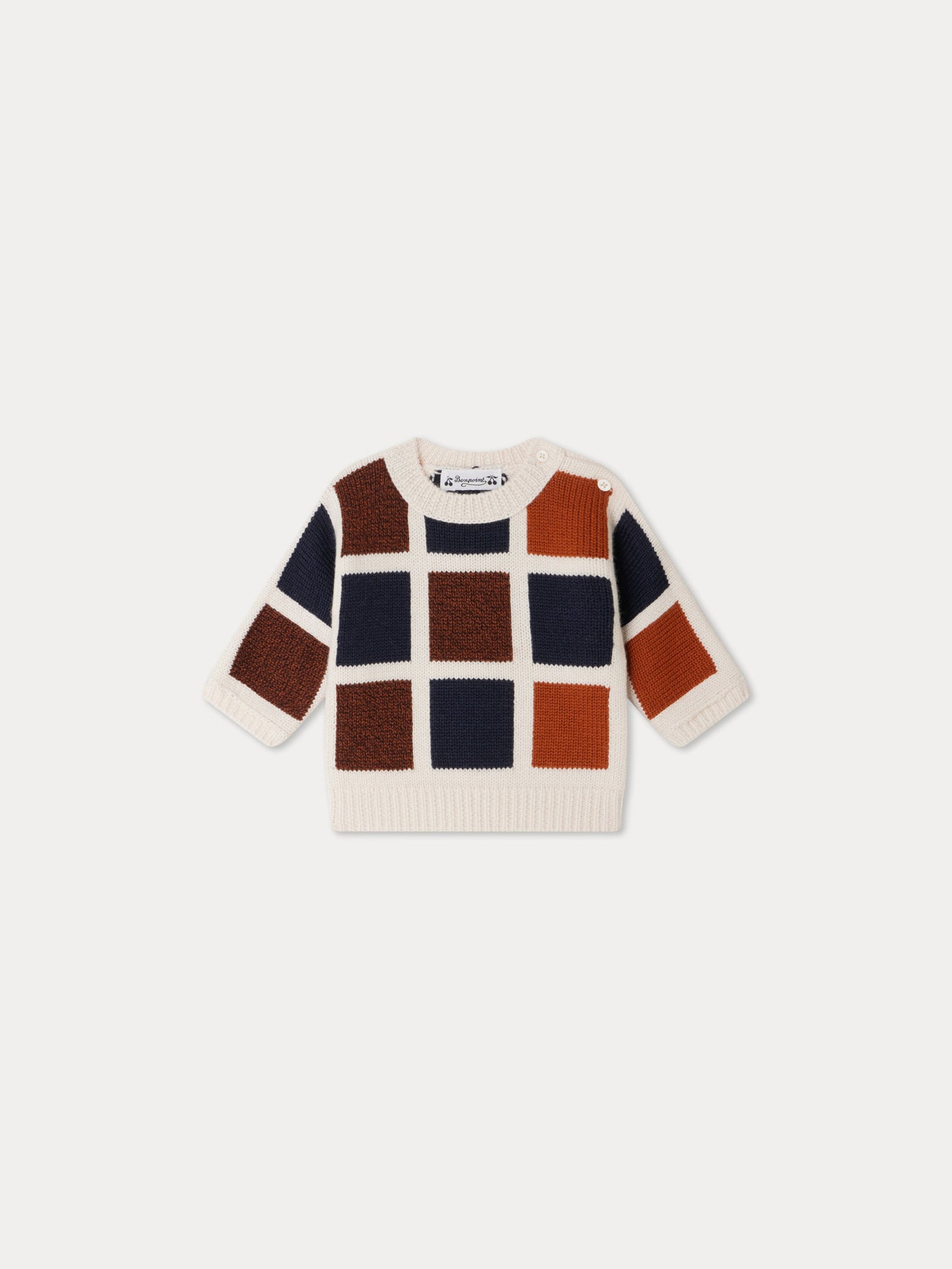 Gallen wool jacquard sweater