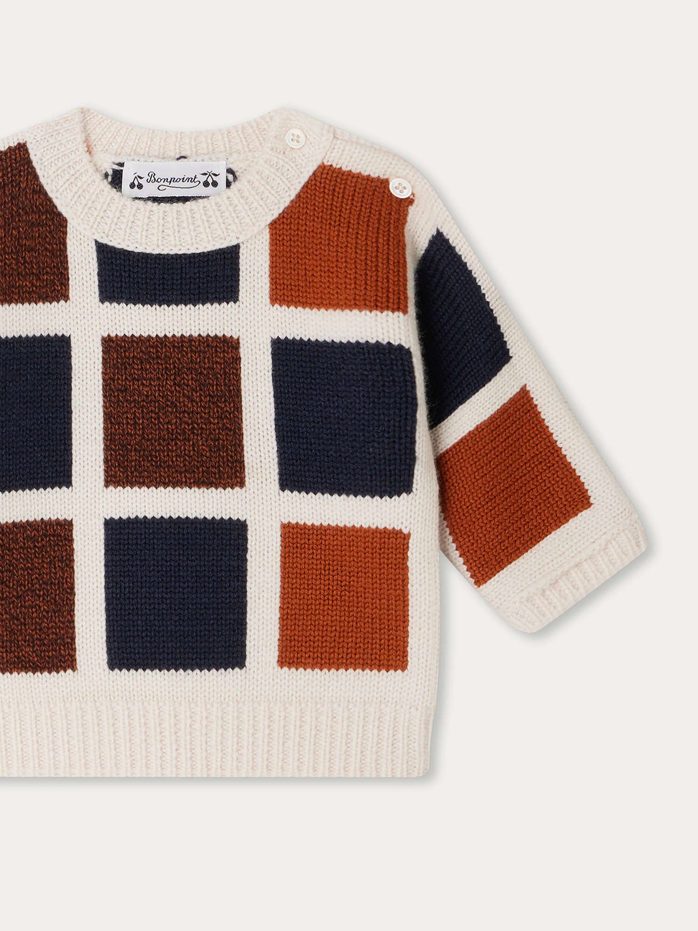 Gallen wool jacquard sweater