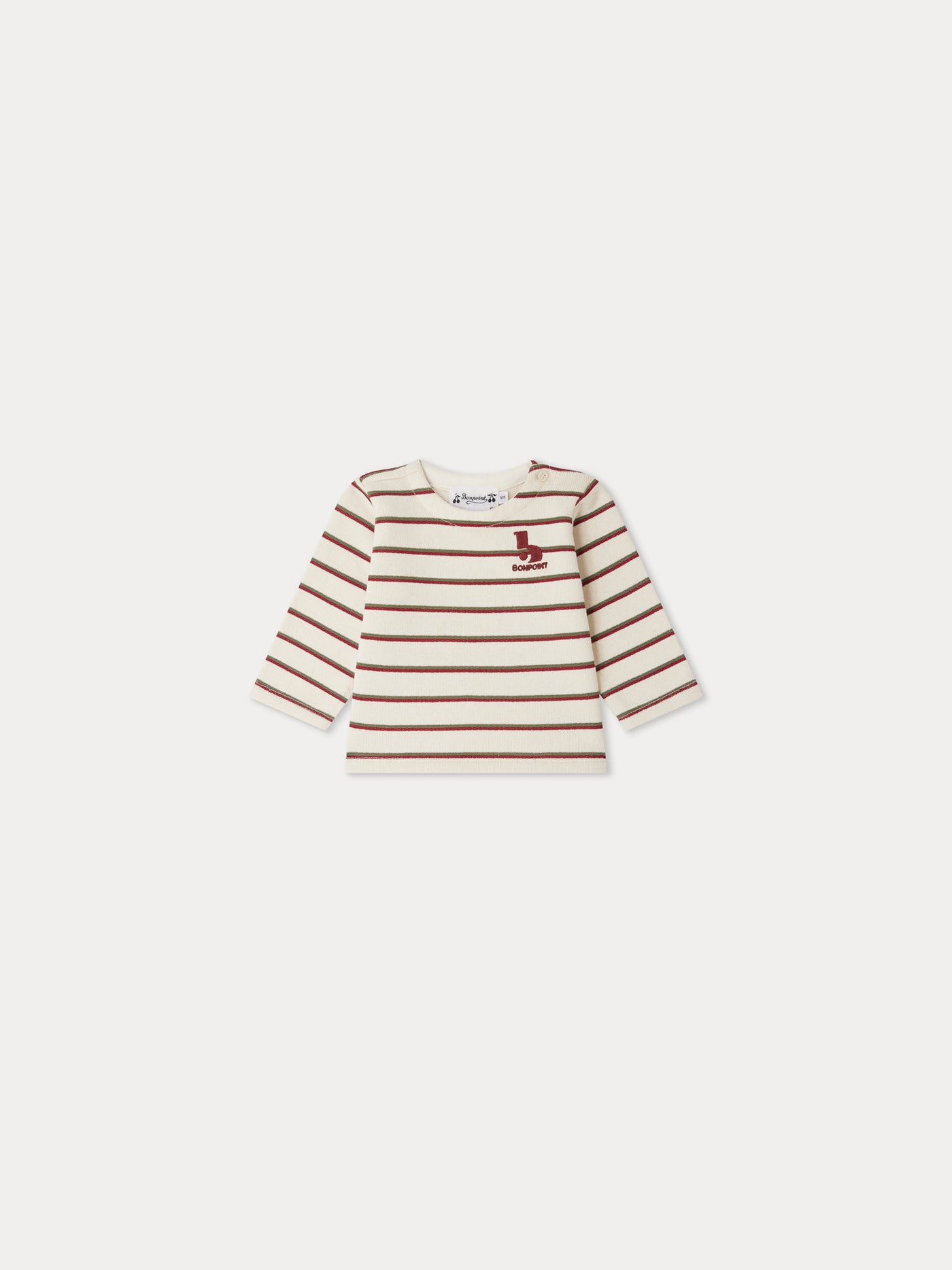 Tourbillon striped T-shirt