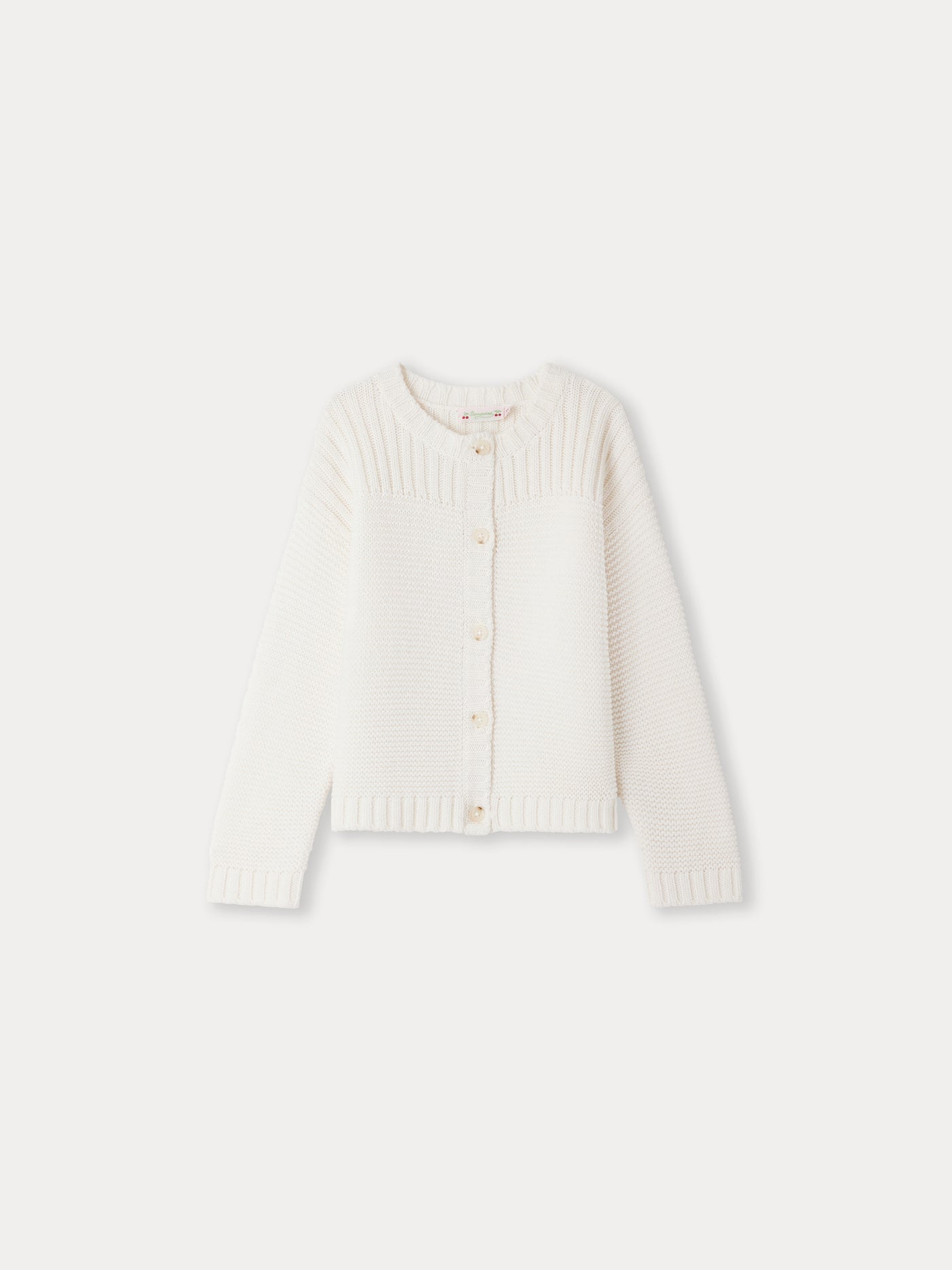 Cardigan Fantain blanc lait