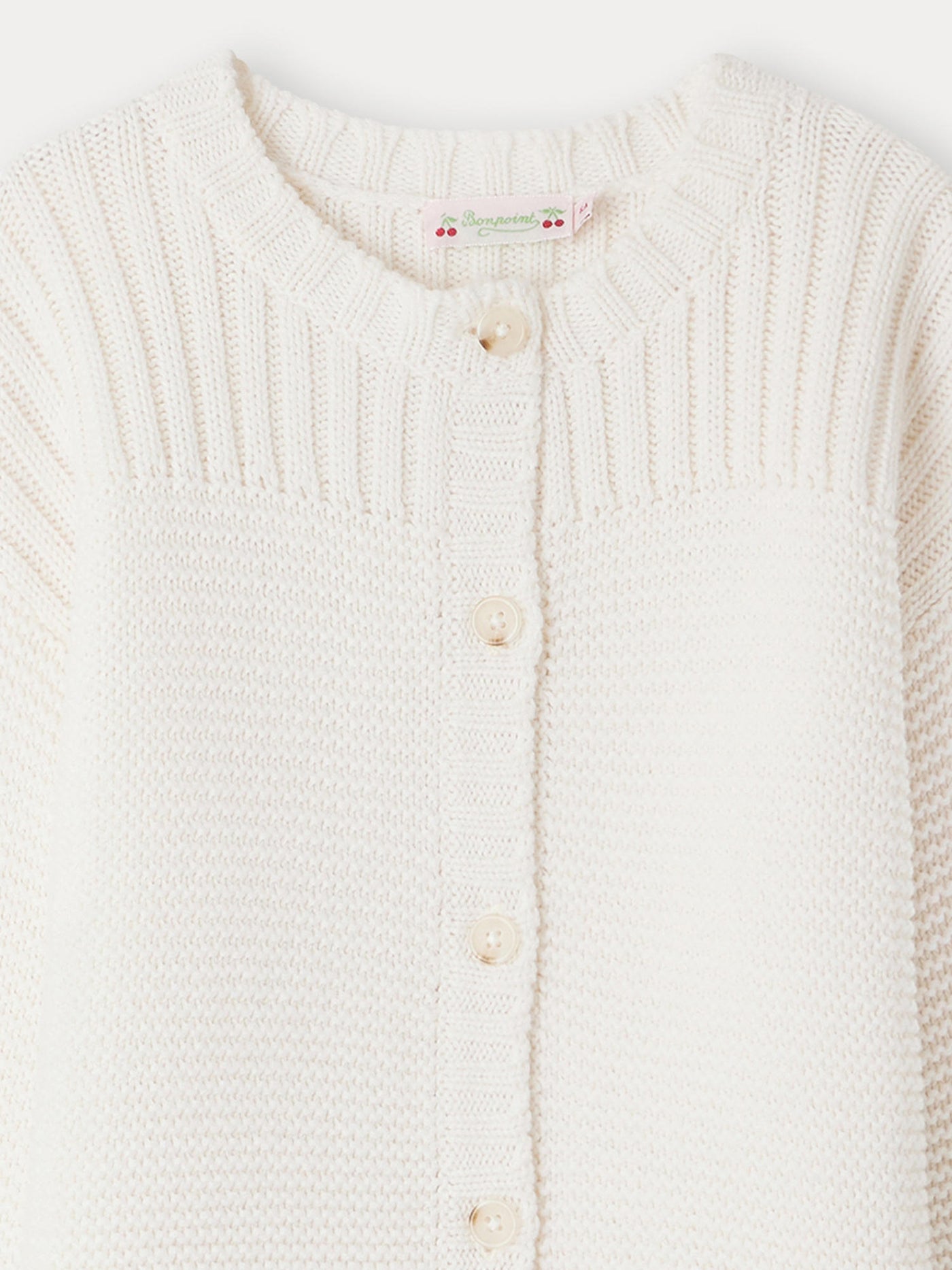 Cardigan Fantain blanc lait