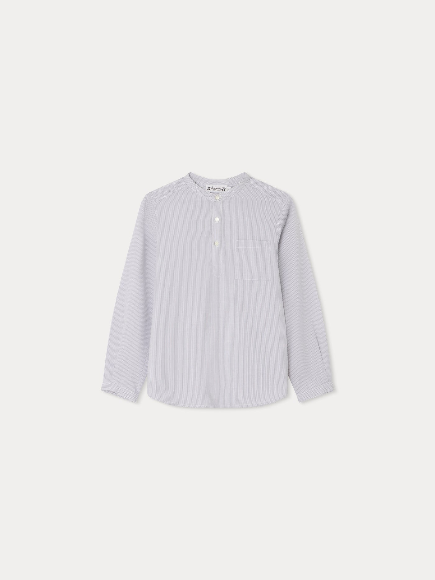 Chemise Claude rayures gris