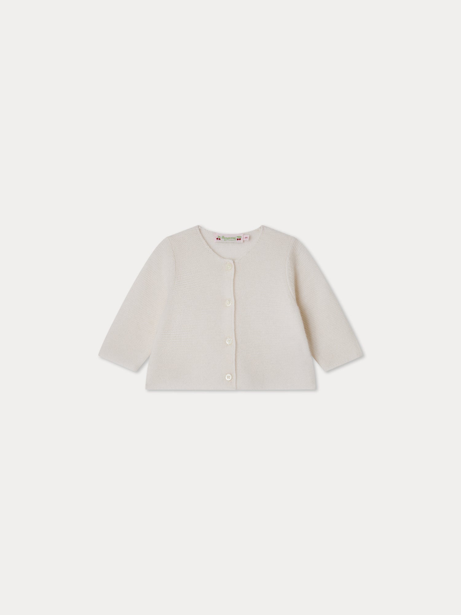 出産祝いなども豊富 Cashmere baby-girl-sweaters-and | white milk cardigan Baby トップス