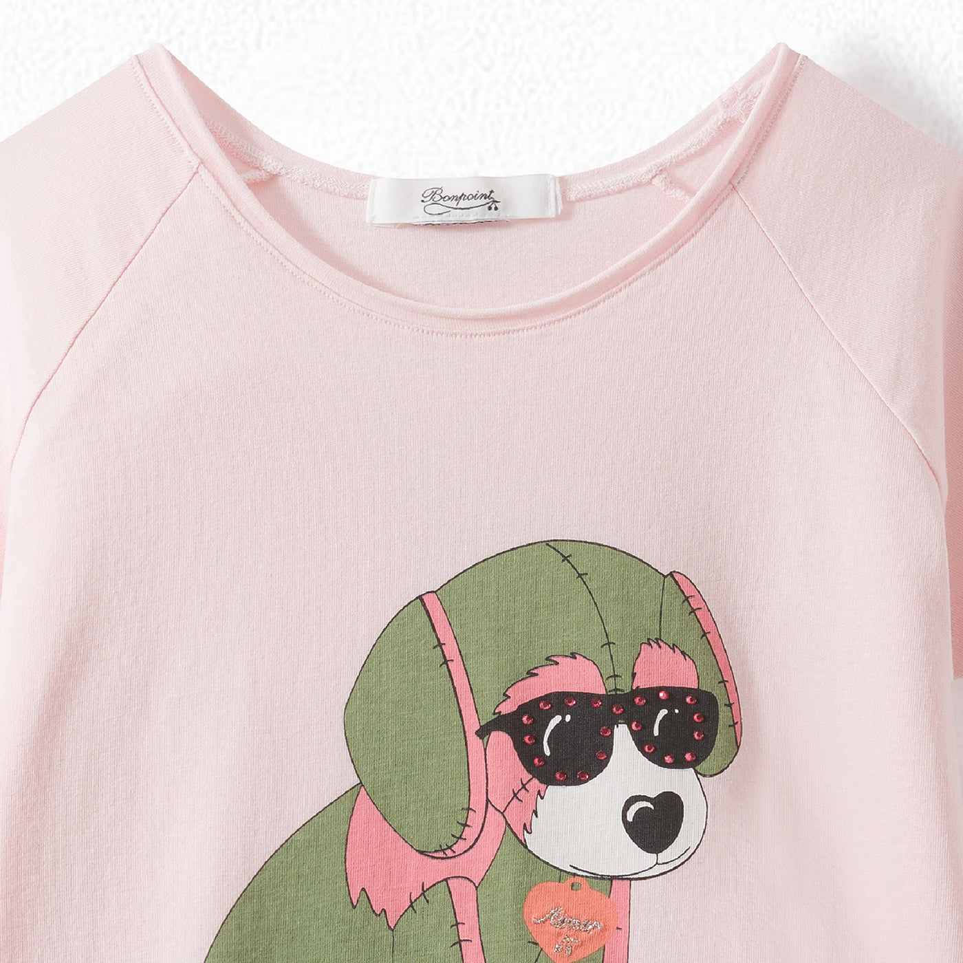 Girls' Soft Jersey T-shirt pink