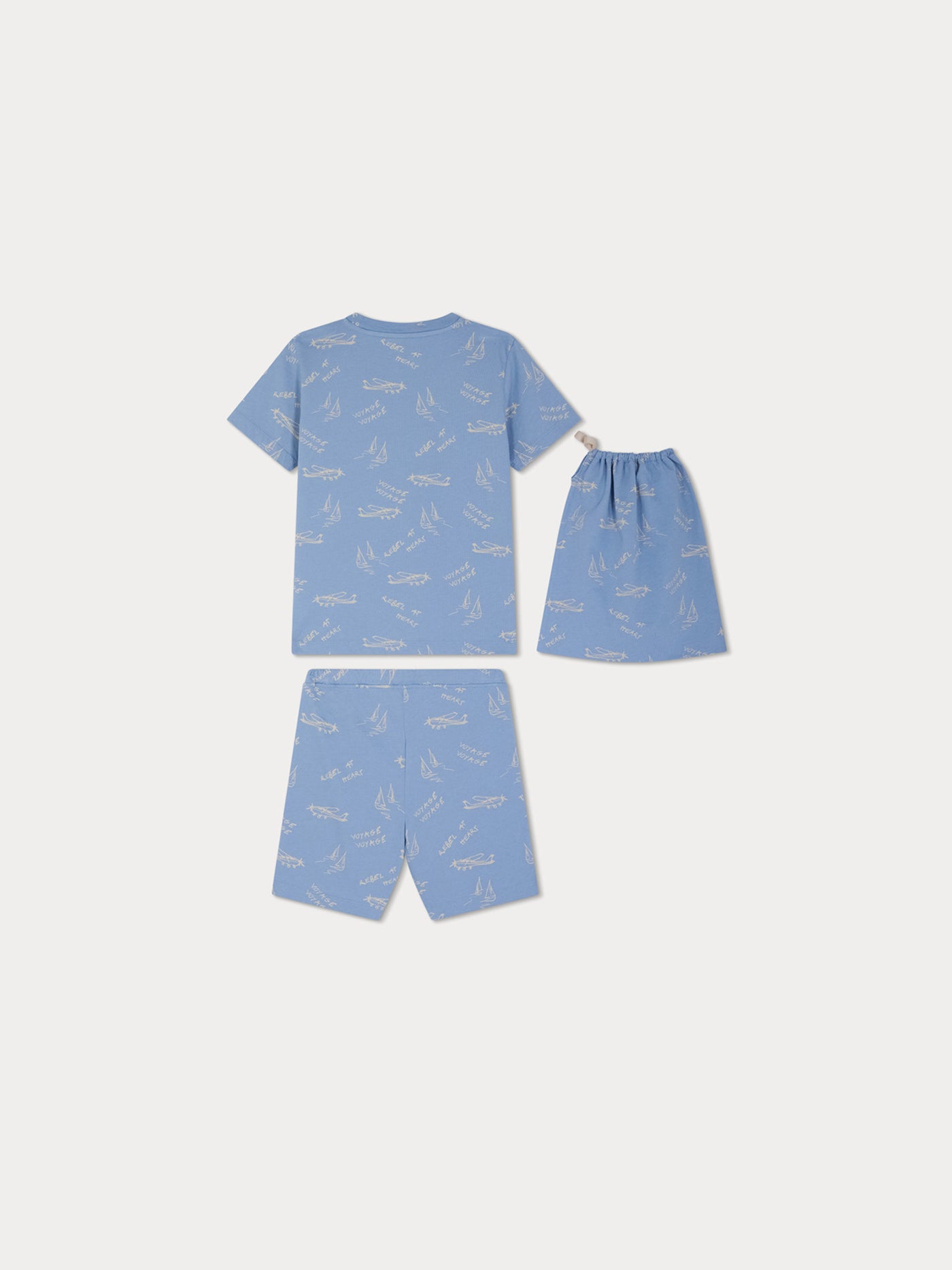 Flaubert Pajamas gray blue