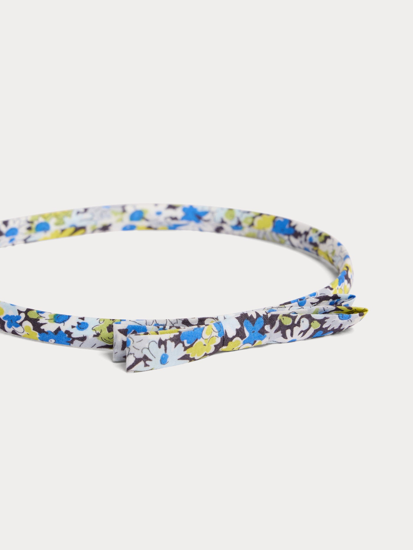 Stnoeud Headband blue flowers