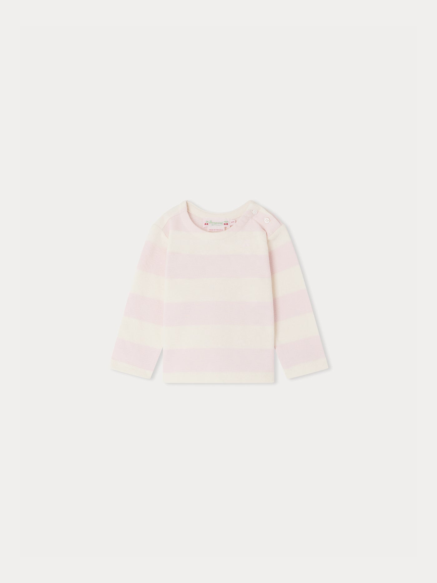 Dakota Striped Sweater powder pink