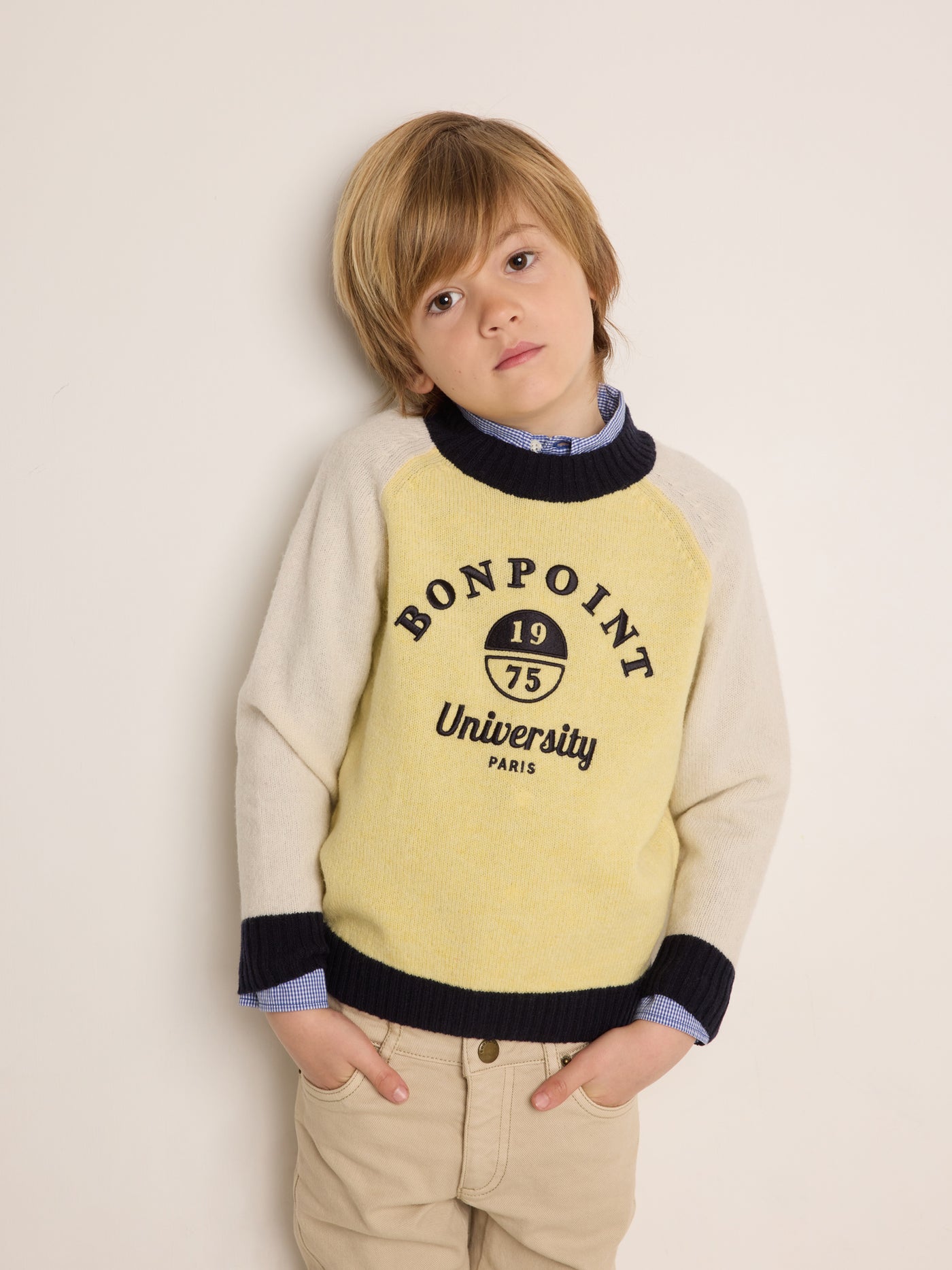 Pull Damian jaune
