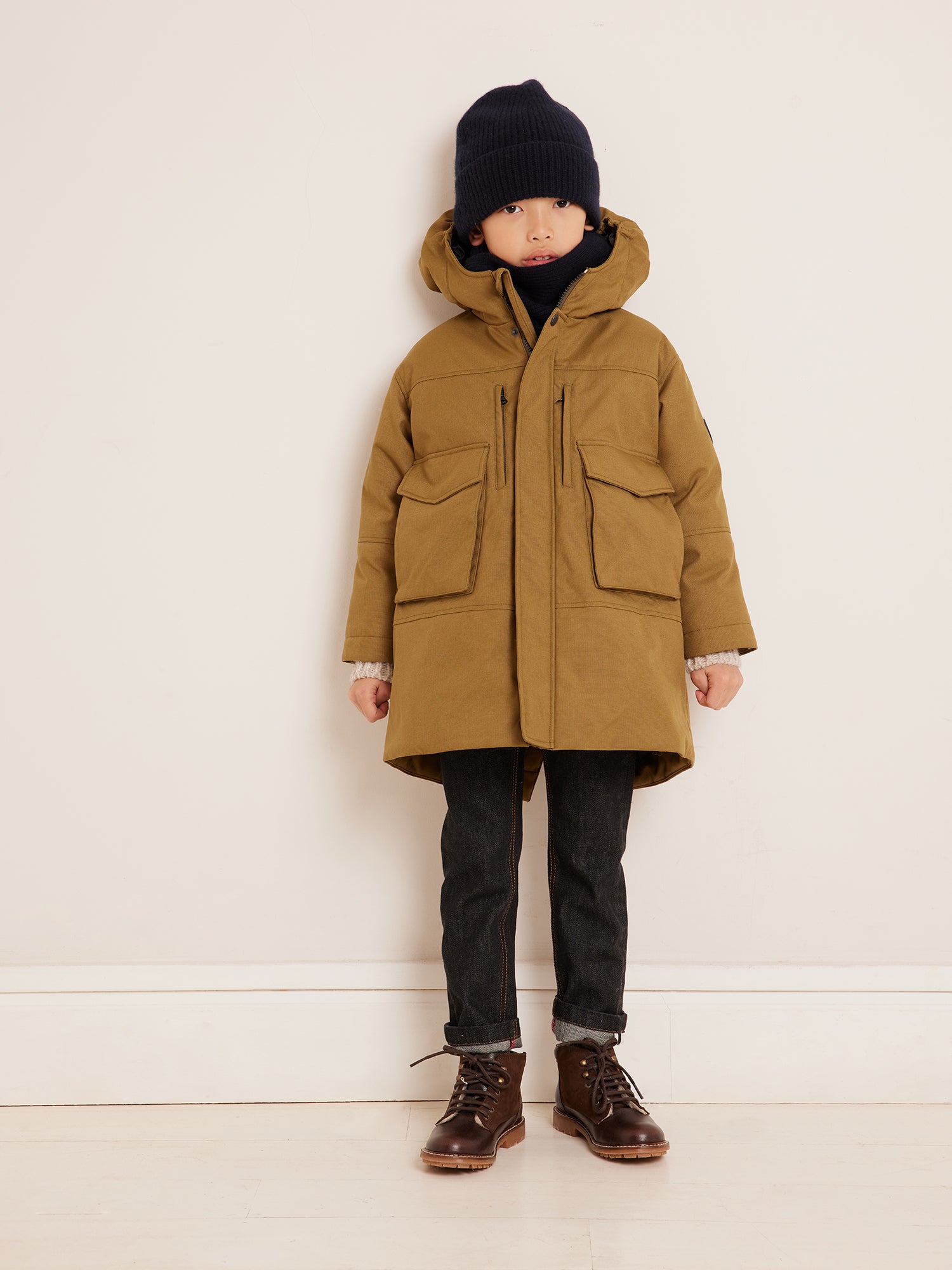 Blizzard Parka light khaki • Bonpoint