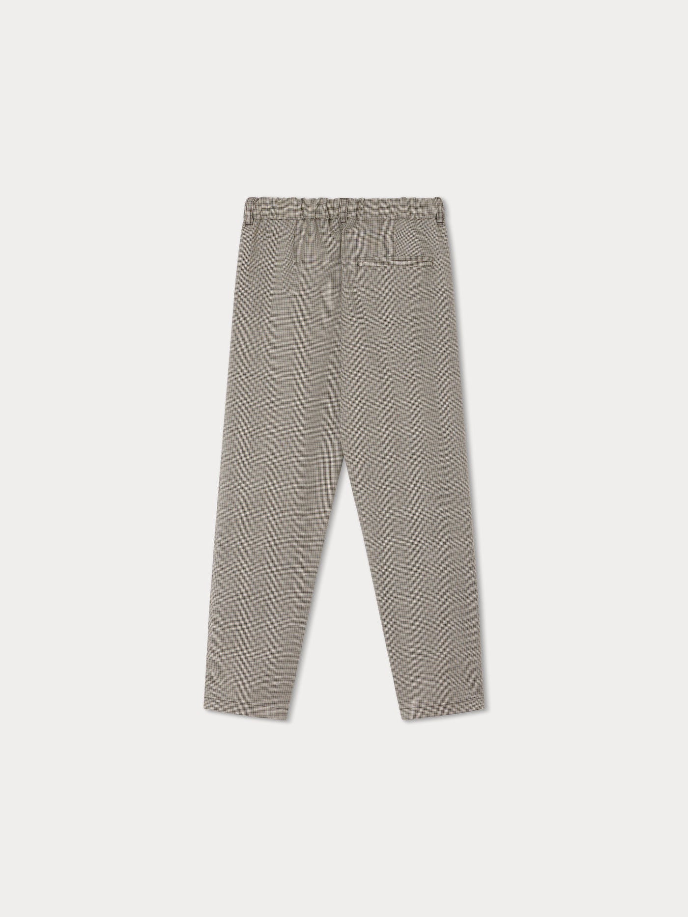Pantalon Stephen carreaux marron
