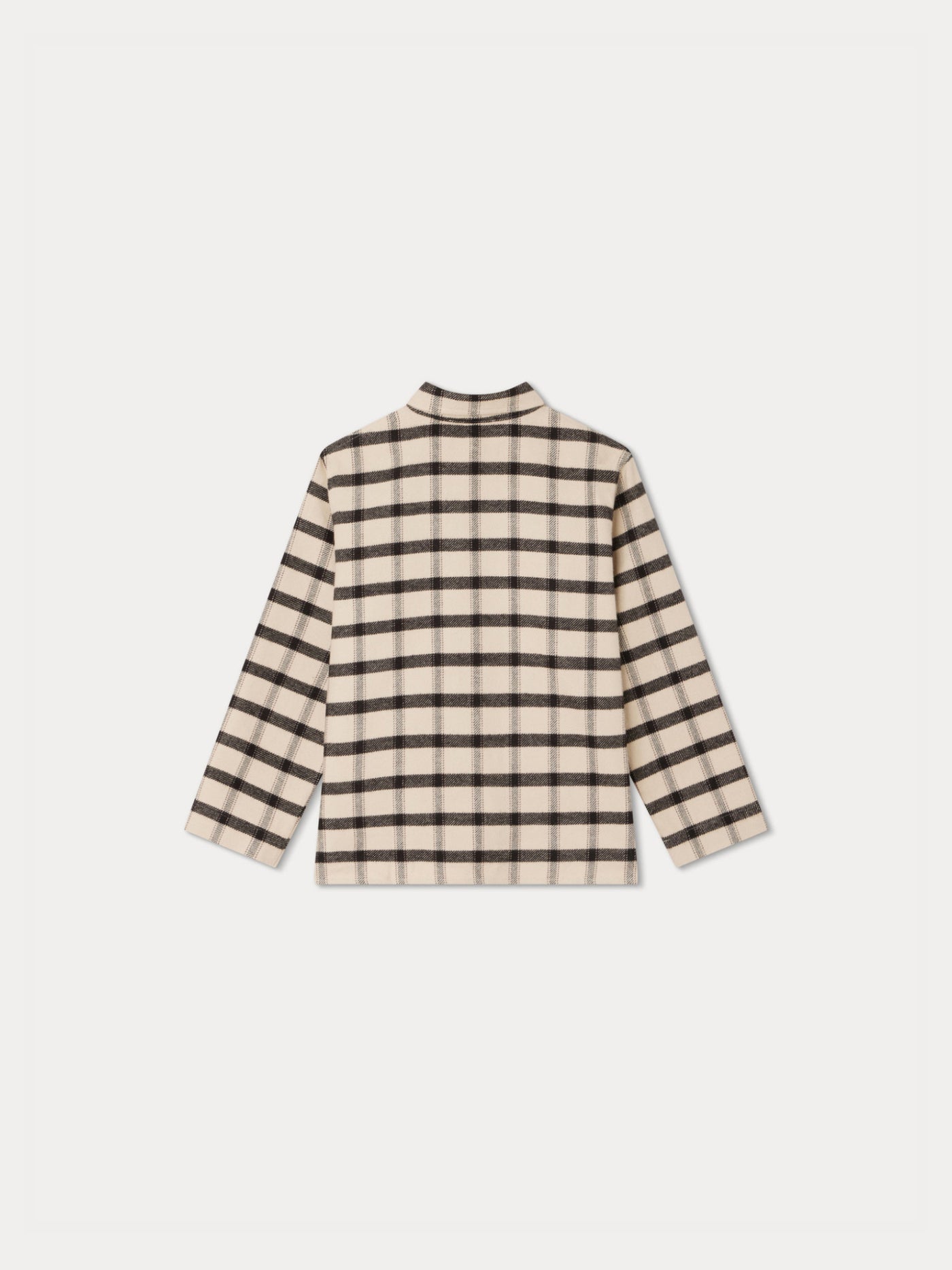 Chemise Boy carreaux ecru