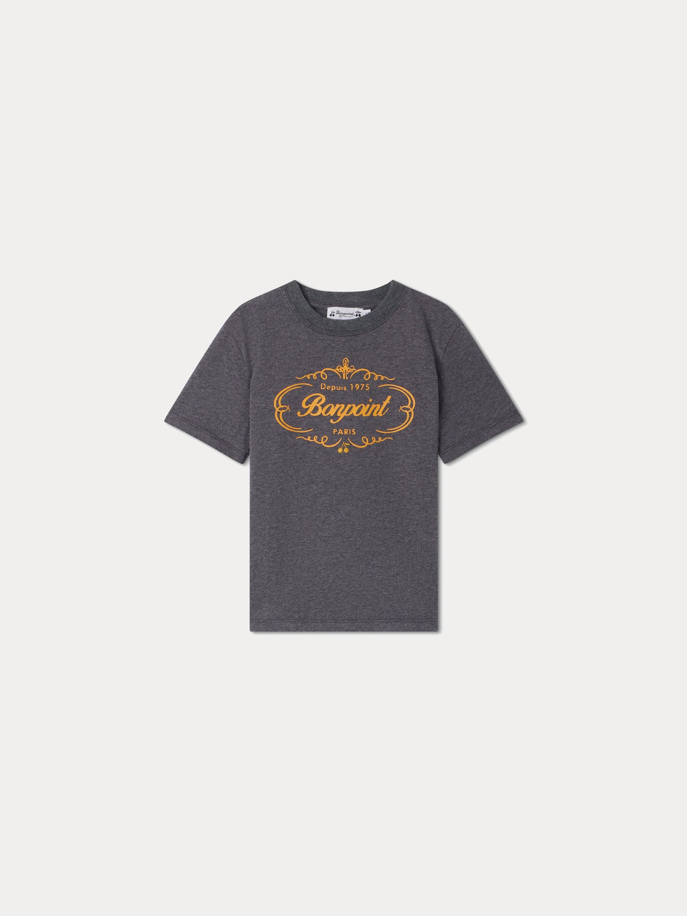 T-shirt Thibald gris chiné foncé