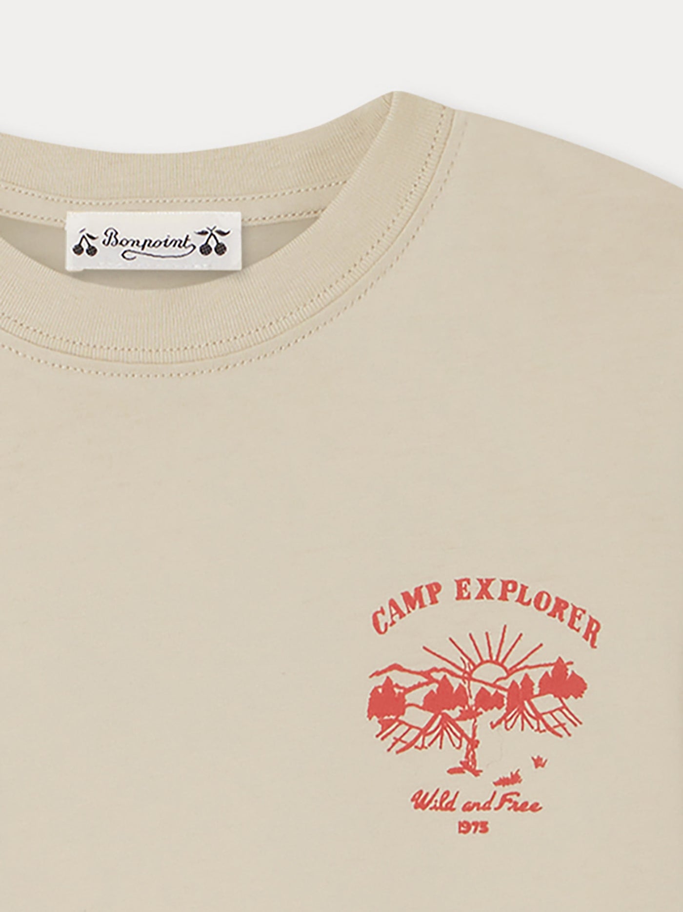 T-shirt Tadda vert de gris