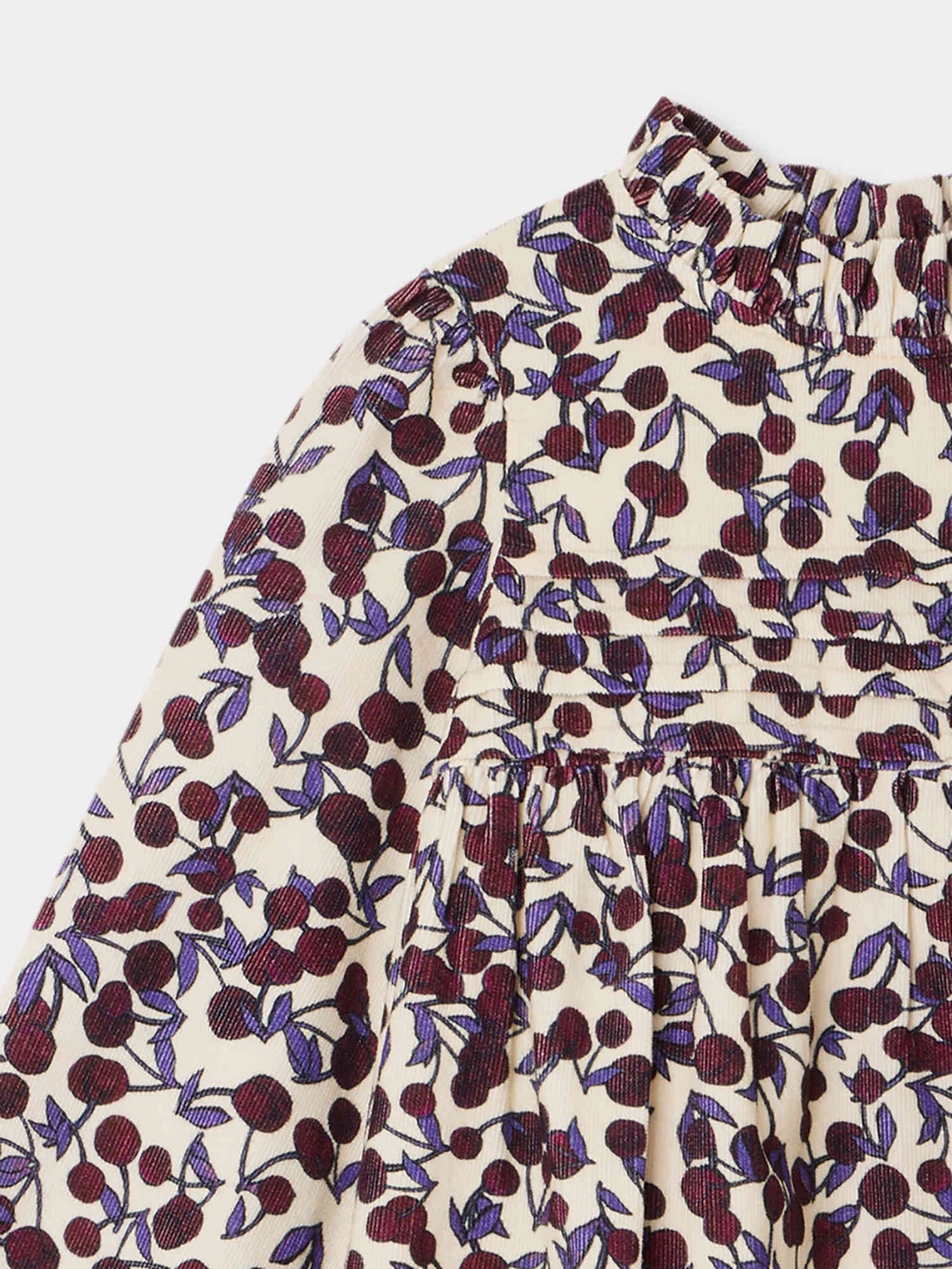 Robe Topaz imprimé prune