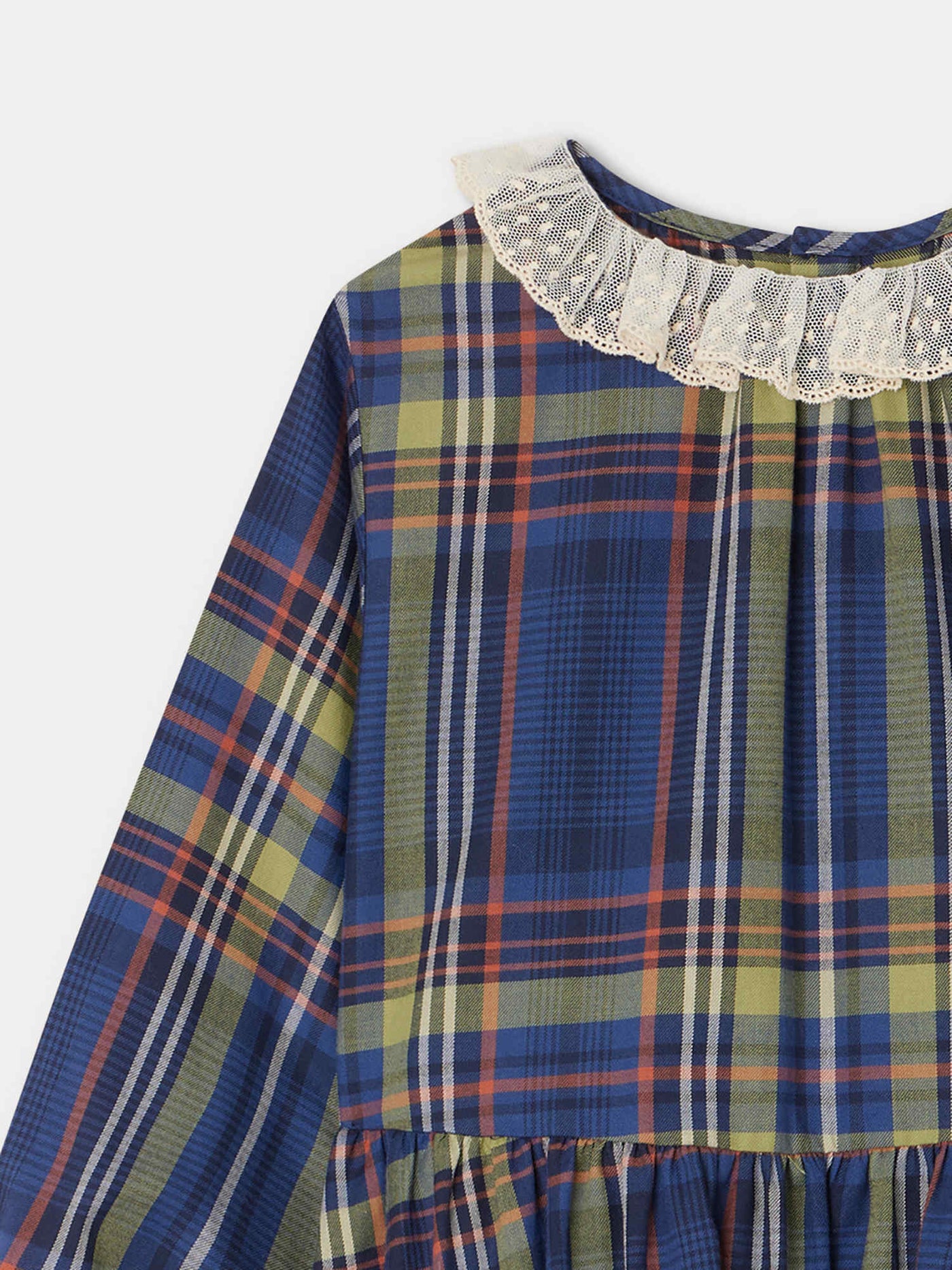 Robe Thays ecossais marine