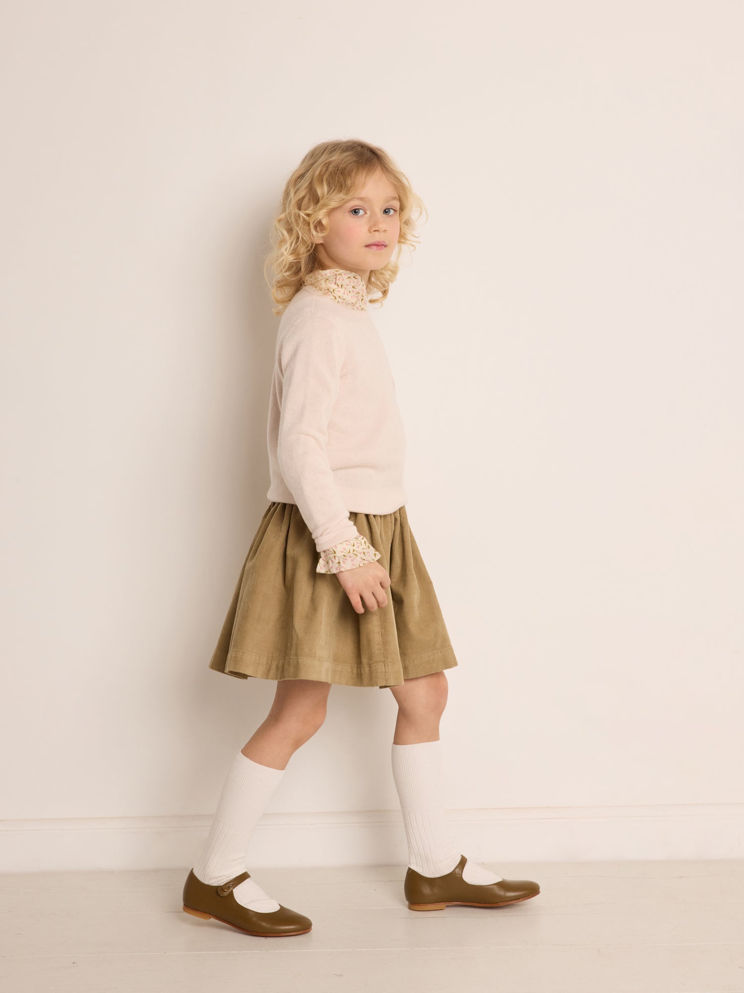 Jupe beige clearance fille