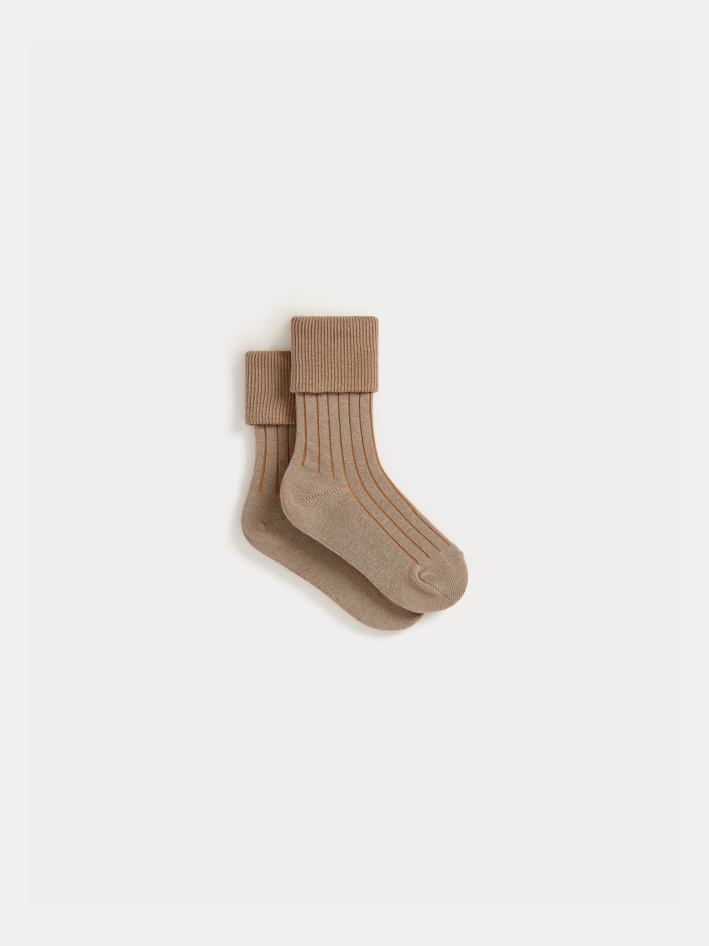 Chaussettes à côtes Thorild naturel