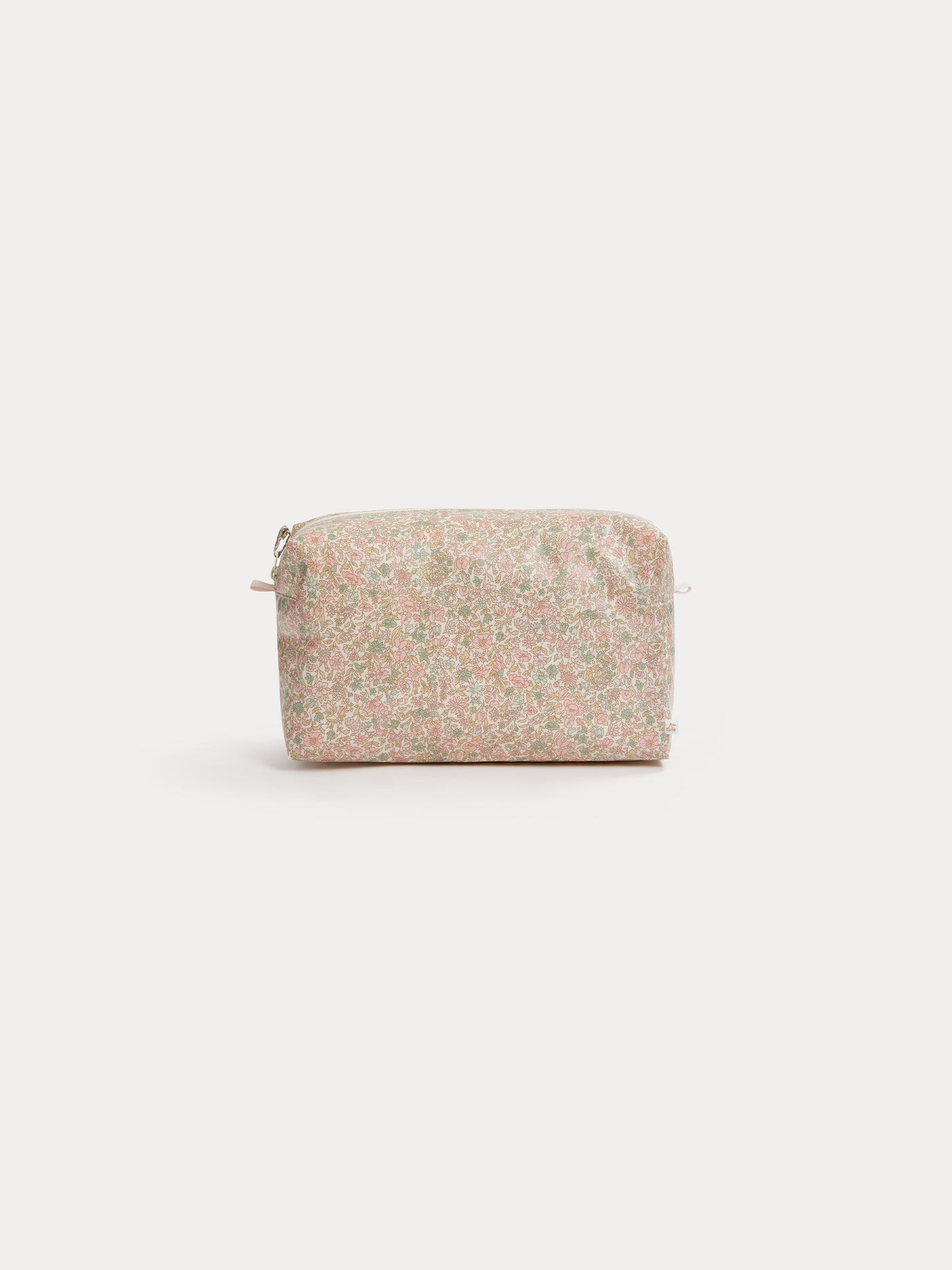 Trousse fleurs rose
