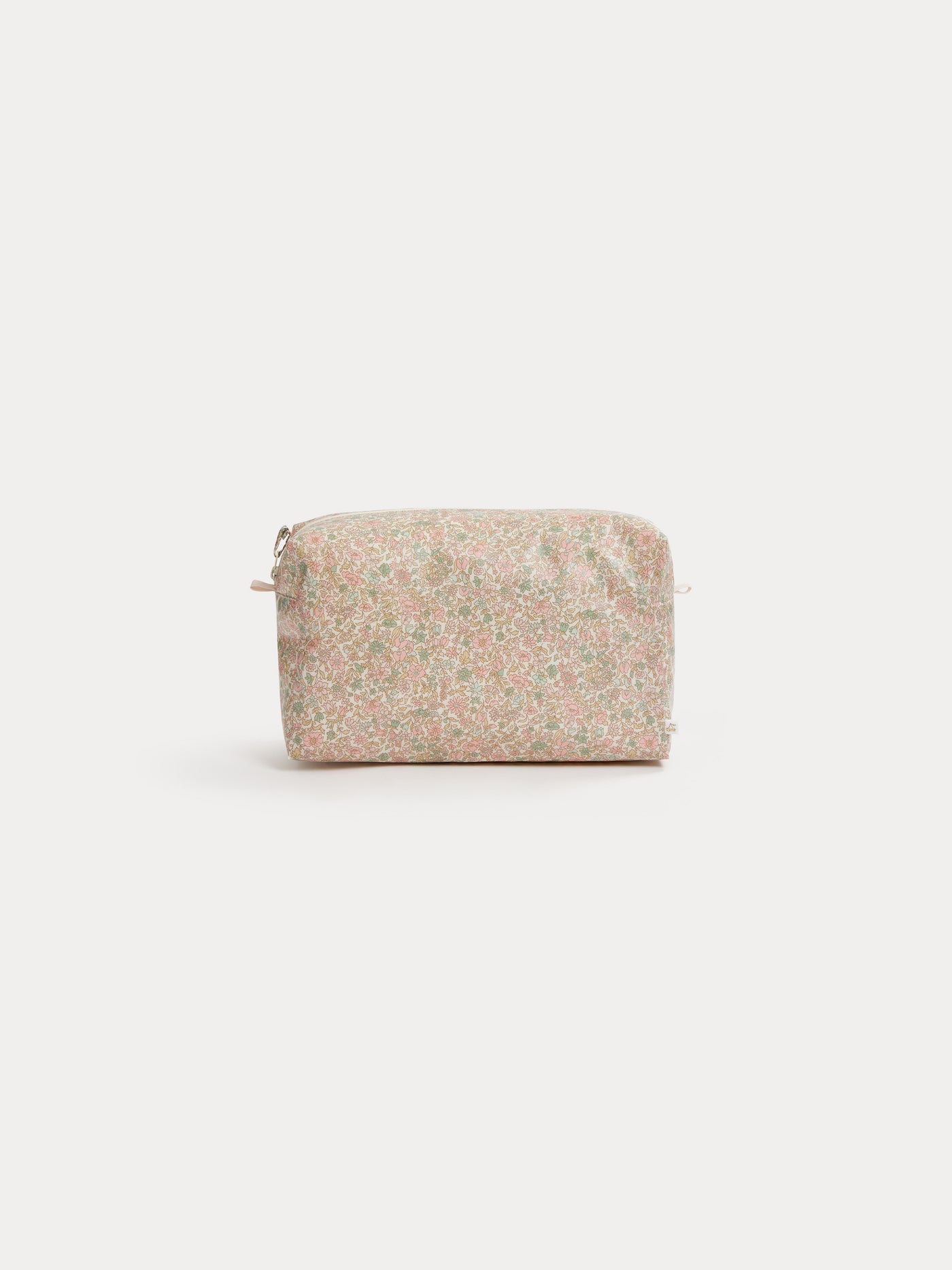Trousse fleurs rose