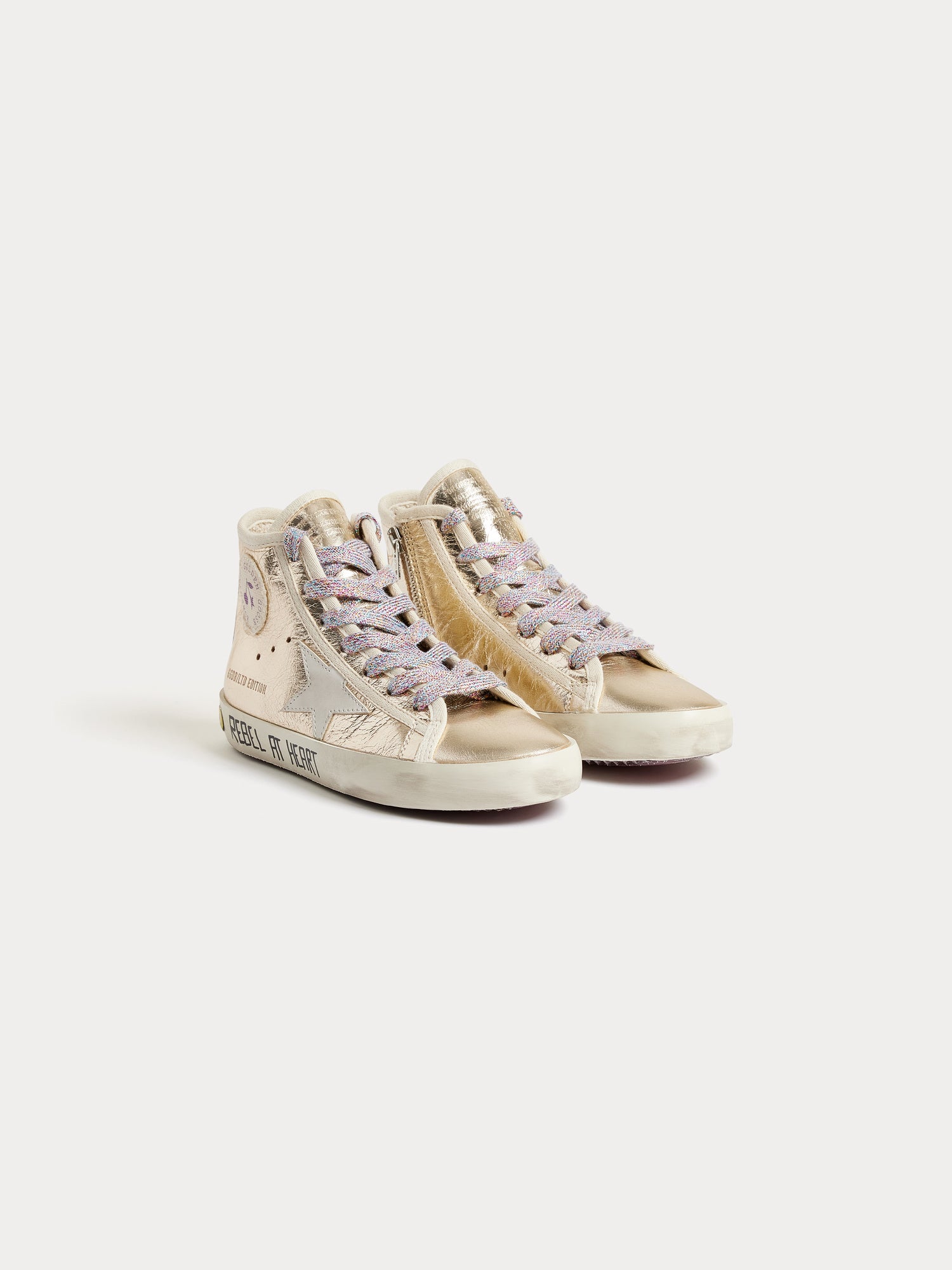 Bonpoint x Golden Goose Francy High Top Sneakers gold