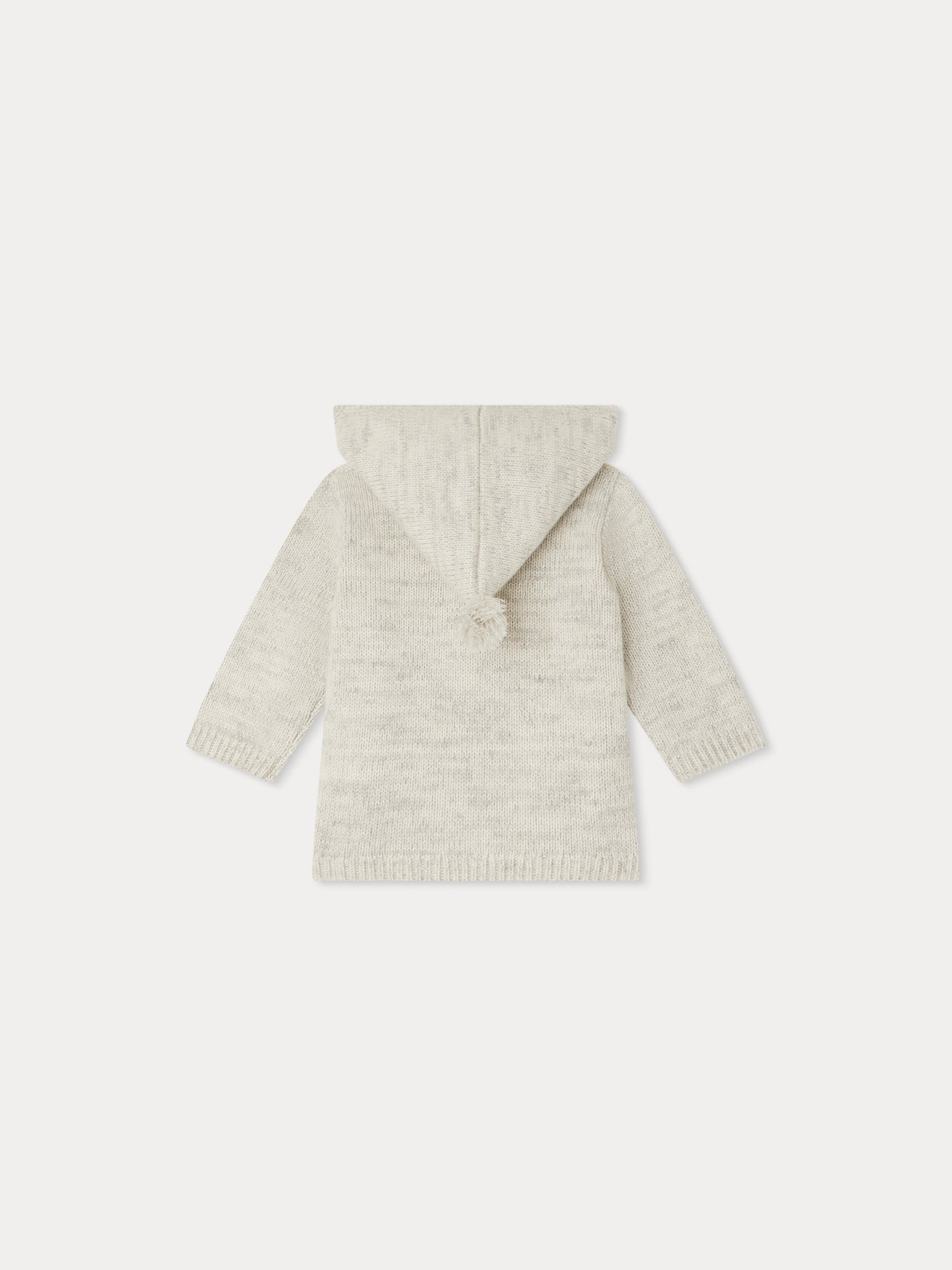 Burnou Atexane gris chiné clair